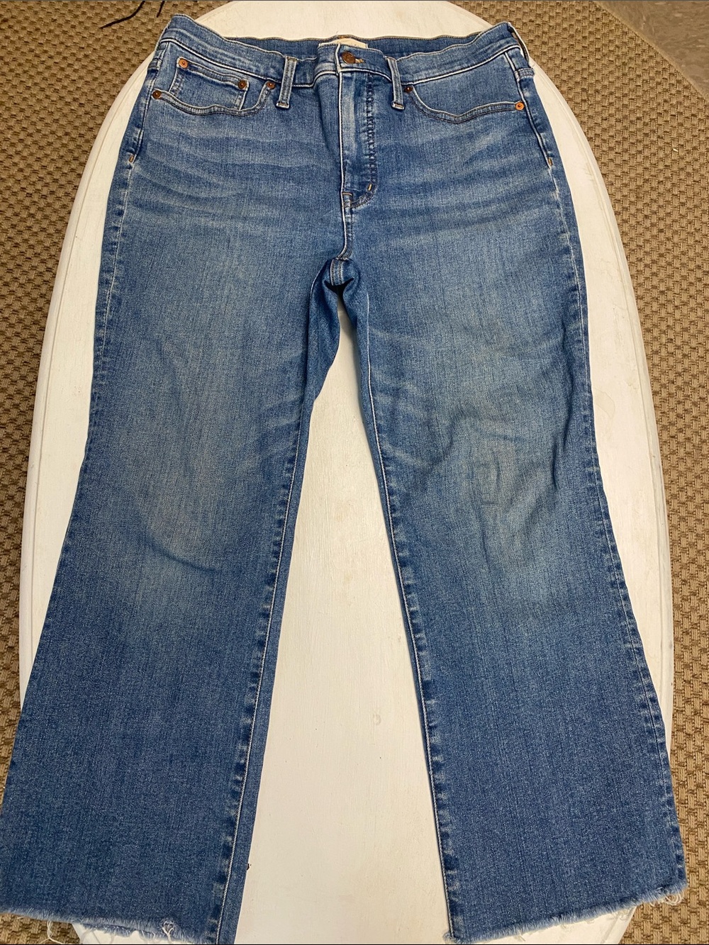 Madewell Blue Flare Jeans